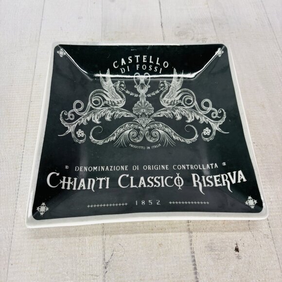 2005 Cape Craftsmen CCM1 Various Wine Labels Ceramic Square 8" Plates Set of 4 - Picture 6 of 16